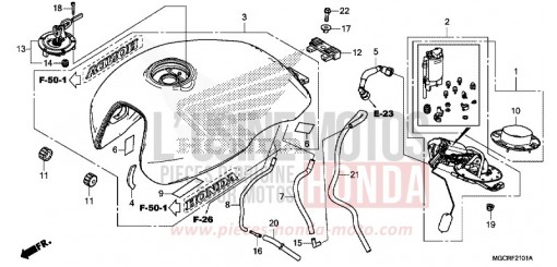 RESERVOIR A CARBURANT/POMPE A CARBURANT (CB1100CA/CAD/NA/NAD) CB1100NAJ de 2018